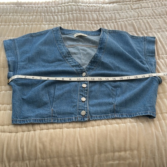 MADEWELL Denim crop top - Picture 5 of 8